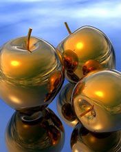 Gold Apple - wallpaper preview