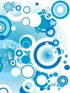 Blue Circles - wallpaper preview