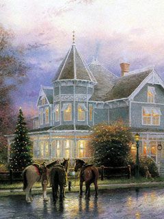 Thomas Kinkade - wallpaper preview