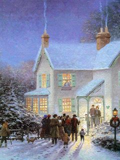 Thomas Kinkade - wallpaper preview