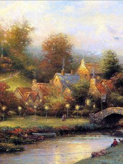 Thomas Kinkade - wallpaper preview