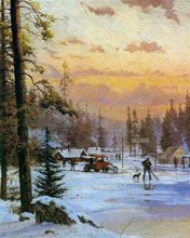 Thomas Kinkade - wallpaper preview