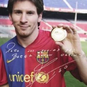 Lionel Messi Celebracja w Barcelonie