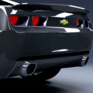 Tylny Widok Chevrolet Camaro