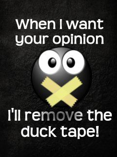 Zabawny Cytat o Opiniach - wallpaper preview