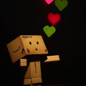 Uroczy Danbo z Sercami