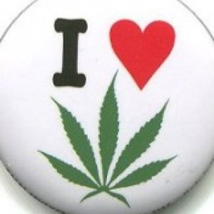 Odznaka Kocham Kannabis