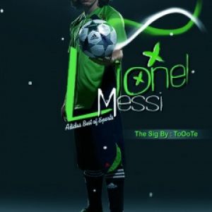 Gwiazda Piłki Nożnej Lionel Messi