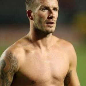 David Beckham Poza Atletyczna