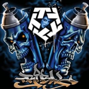Sztuka Graffiti z Czaszkami