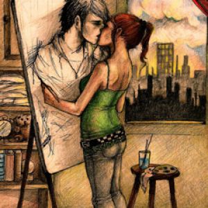 Romantyczna Ilustracja Artystyczna