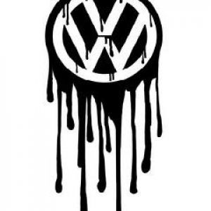 Sztuka Logo VW Kapiącego
