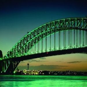 Most Sydney Harbour w Nocy