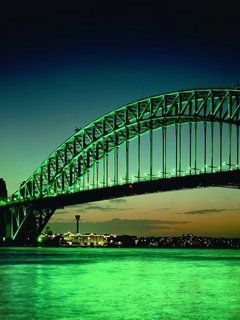 Most Sydney Harbour w Nocy - wallpaper preview