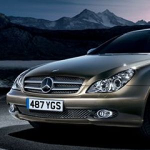 Mercedes Samochód Widok Nocny