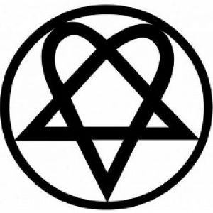 Symboliczny Projekt Serca i Gwiazdy
