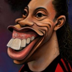 Karykatura Ronaldinho
