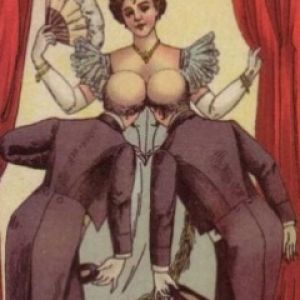 Vintage Ilustracja Komediowa