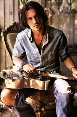 Johnny Depp z Gitarą