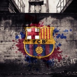Sztuka Graffiti FC Barcelona