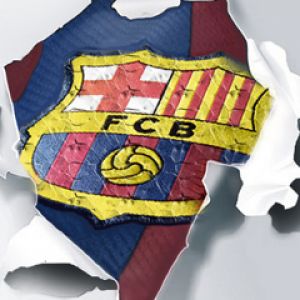 Tło Logo FC Barcelona