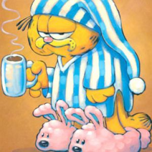 Garfield w Piżamie