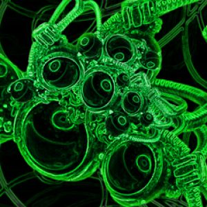Zielony Abstrakcyjny Projekt Technologiczny