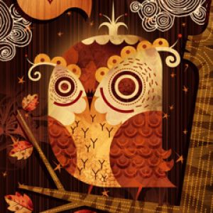 Ilustracja Uroczej Sowy