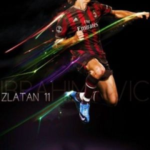 Gwiazda Piłki Nożnej Zlatan Ibrahimovic