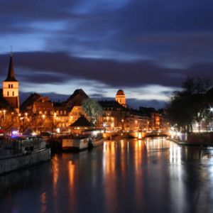Nocna Panorama Strasburga