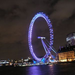 London Eye w Nocy