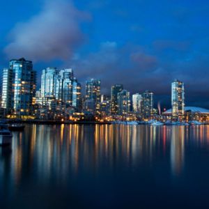 Nocna Panorama Vancouveru