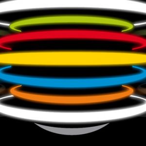 Neonowy design I Love Techno