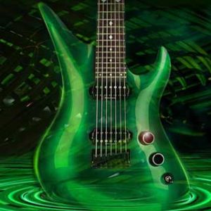 Zielona Gitara Elektryczna