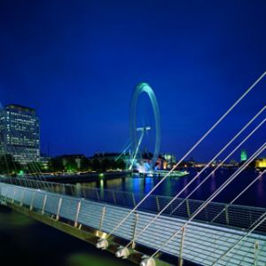 Nocna Panorama Londynu
