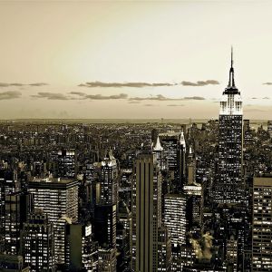 Panorama Nowego Jorku z Empire State Building
