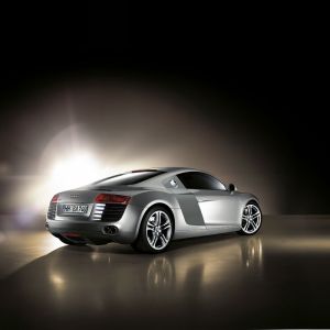 Eleganckie Audi R8 Srebrne
