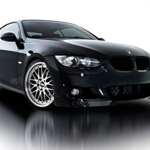 Czarny Samochód Sportowy BMW