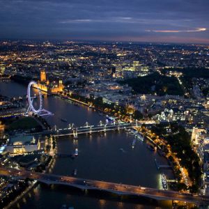 Nocna Panorama Londynu