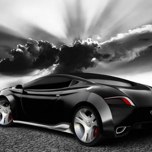 Eleganckie Czarne Audi