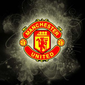 Tło z Logo Manchester United