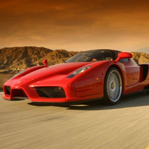 Ferrari Enzo na drodze
