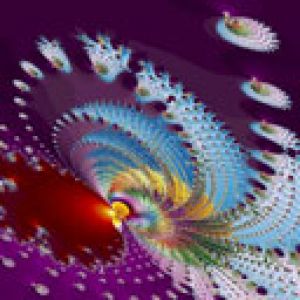 Kolorowy Abstrakcyjny Wzór Spiralny