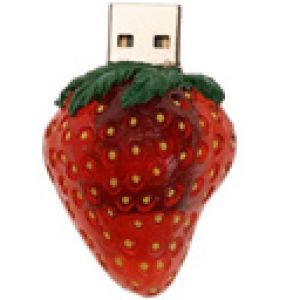 Pendrive w kształcie truskawki