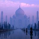Tadż Mahal o zmierzchu - wallpaper preview