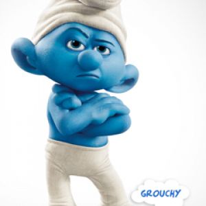 Postać Smurfów Grouchy
