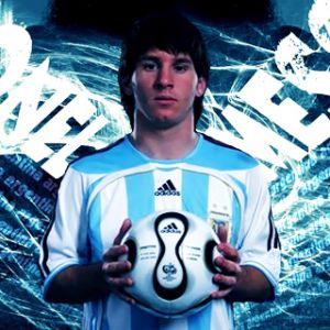 Tapeta Piłkarska Lionel Messi