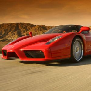 Ferrari Enzo na drodze