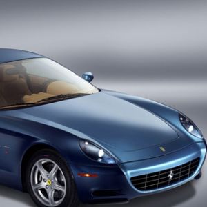 Niebieski Samochód Sportowy Ferrari