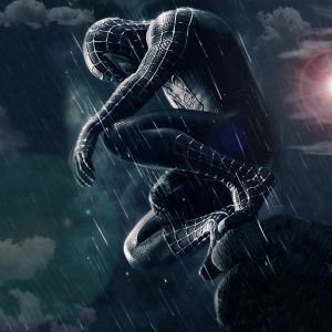 Spider-Man w Deszczu